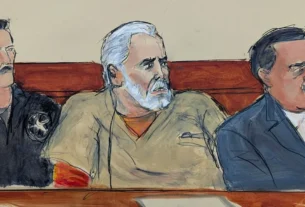 Imagen ilustrativa de Ismael Zambada junto sus abogados.