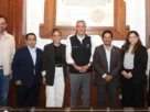 Alcalde de Puebla, Pepe Chedraui junto directivos de Grupo Bimbo.