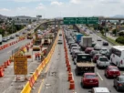 Obras en la autopista México-Puebla
