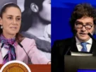 La presidenta de México, Claudia Sheinbaum y el mandatario argentino, Javier Milei.