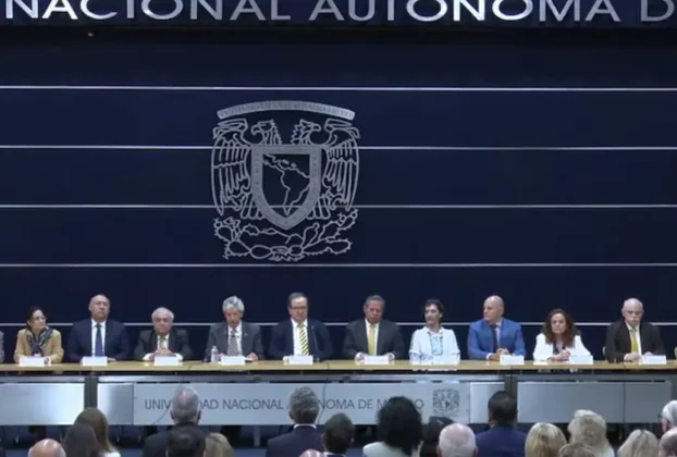 Rector de la Universidad Nacional Autónoma de México (UNAM) junto la Comisión Técnica para la Revisión del Proceso de Ingreso a la Licenciatura 2026
