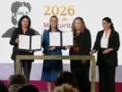 Firma iniciativa de ley general contra el feminicidio y subraya igualdad sustantiva.