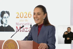 Sheinbaum reiteró su llamado a los jóvenes mexicanos para evitar que se acerquen a los grupos del crimen organizado