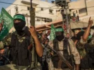 Miembros del movimiento islamista Hamas