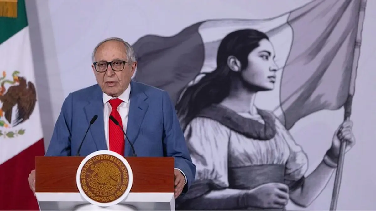 El secretario de Salud, David Kershenobich, durante la Mañanera del Pueblo.