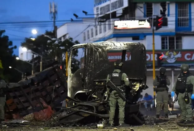 Un camión-bomba explotó cerca de una comisaría en Cúcuta