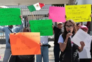 Pacientes trasplantados exige abasto de medicamentos fuera del IMSS San José