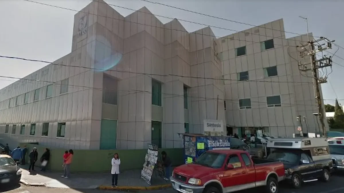 Fachada del Hospital de Traumatología de Puebla del IMSS
