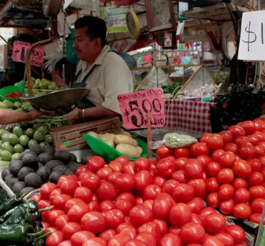 Mercado en Puebla