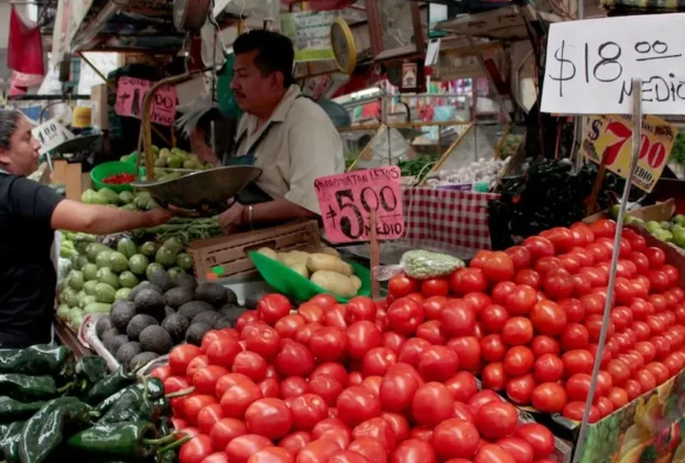 Mercado en Puebla