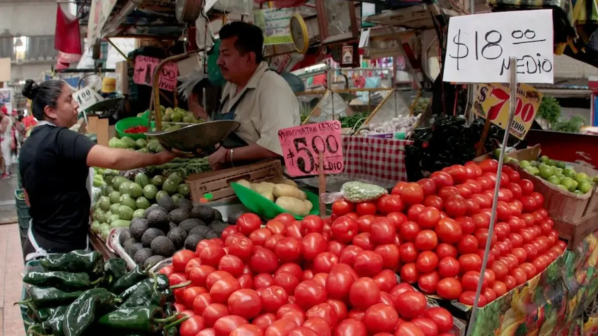Mercado en Puebla