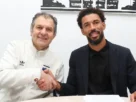 Presidente de Colo Colo, Aníbal Mosa y el portero Vozinha