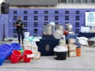 Incautaron de 2.5 toneladas de metanfetamina y detuvieron a 13 personas, de las cuales siete eran mexicanas.