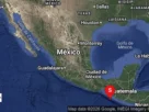 Imagen de epicentro de sismo de magnitud 5.2 Loc 146 km al sureste de Chiapas