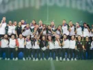 Selección femenil sub 23 con la medalla de oro
