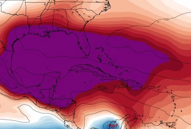 El GFS muestra un grave déficit de lluvia para los próximos 15 días