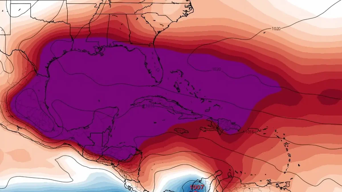 El GFS muestra un grave déficit de lluvia para los próximos 15 días