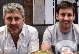 Jorge y Lionel Messi