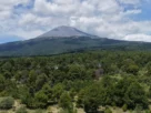 Paso de Cortés, situado entre los volcanes Popocatépetl e Iztaccíhuatl