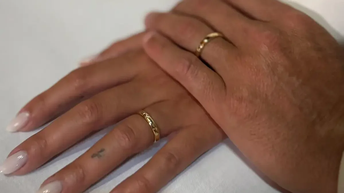En sus redes sociales, Cristiano Ronaldo y Georgina Rodríguez revelaron una foto con sus respectivos anillos de matrimonio