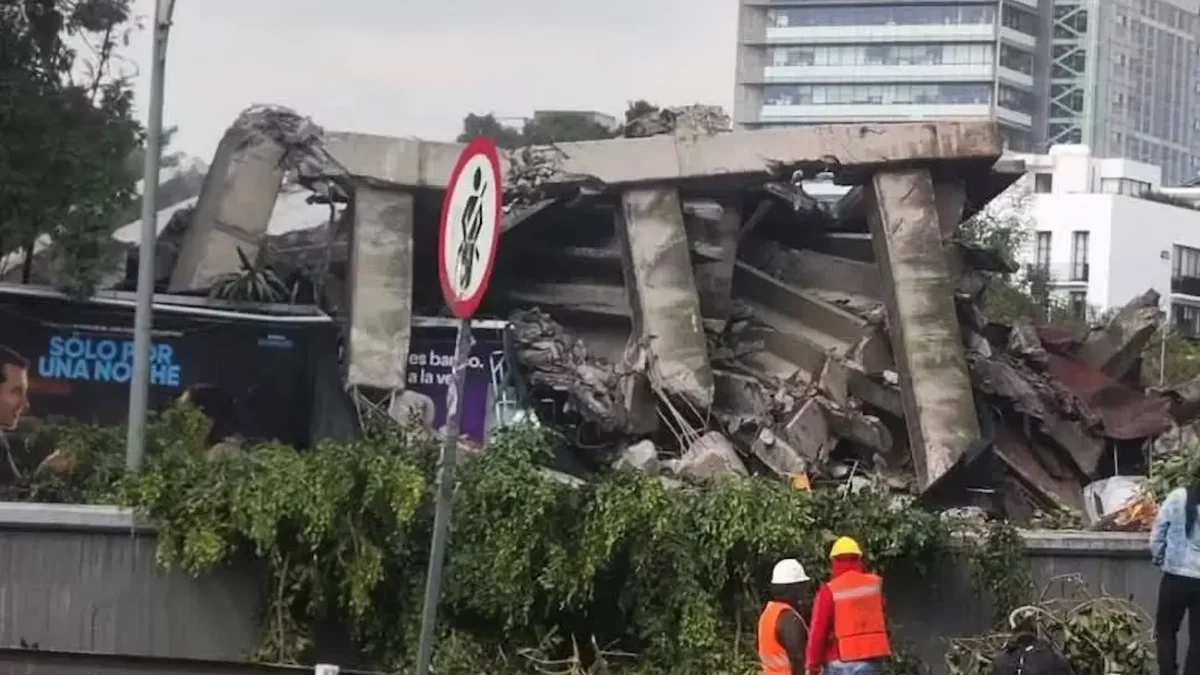 Colapsó un inmueble en la alcaldía Miguel Hidalgo de la Ciudad de México.