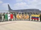 México envió dos aviones con 19 militares y 854 despensas de alimentos no perecederos a Pereira, Colombia.