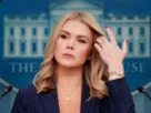La secretaria de Prensa de la Casa Blanca, Karoline Leavitt