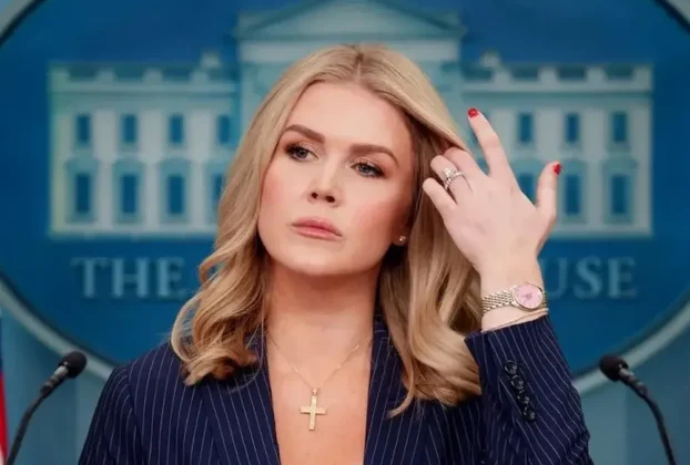 La secretaria de Prensa de la Casa Blanca, Karoline Leavitt