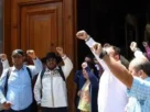 La Sección 22 de la CNTE se reunió este jueves con la presidenta Claudia Sheinbaum en Palacio Nacional.