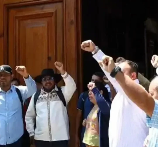 La Sección 22 de la CNTE se reunió este jueves con la presidenta Claudia Sheinbaum en Palacio Nacional.