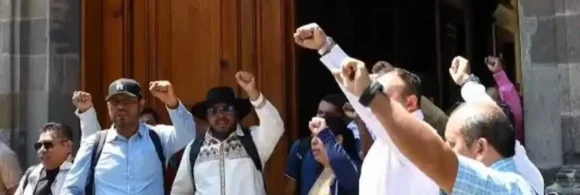 La Sección 22 de la CNTE se reunió este jueves con la presidenta Claudia Sheinbaum en Palacio Nacional.