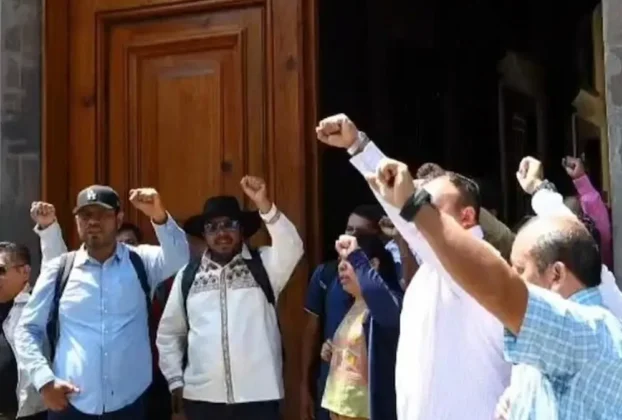 La Sección 22 de la CNTE se reunió este jueves con la presidenta Claudia Sheinbaum en Palacio Nacional.