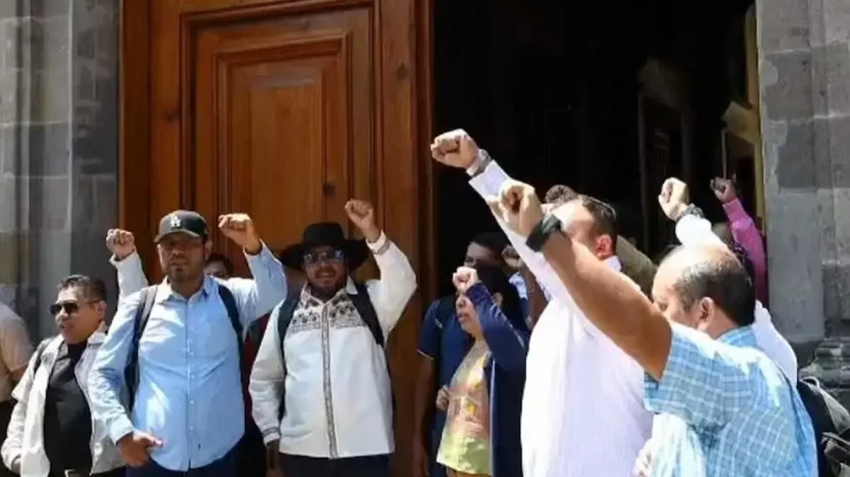 La Sección 22 de la CNTE se reunió este jueves con la presidenta Claudia Sheinbaum en Palacio Nacional.