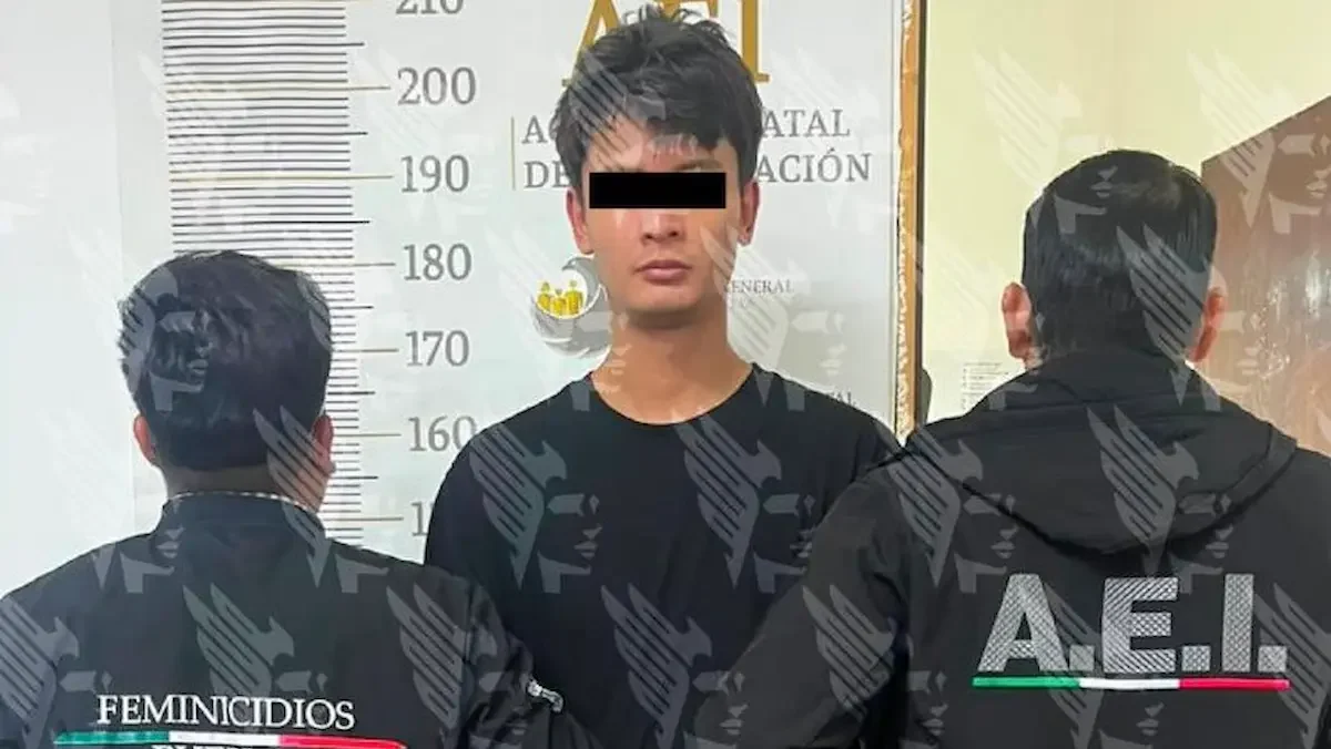 Las autoridades de Puebla capturaron al esposo de la víctima, identificado como Yeudiel ‘N’, como presunto responsable del feminicidio, al haberle provocado la muerte por asfixia.