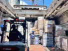 La ayuda humanitaria está integrada por alimentos, agua, artículos de higiene personal y limpieza, así como insumos médicos