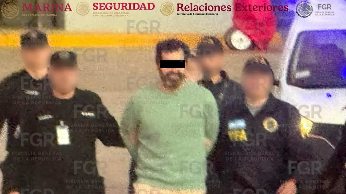Fernando Farías Laguna al llegar a México luego de ser expulsado de Argentina