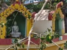 Monasterio budista afectado mientras personas participaban en un retiro de meditación