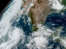 Imagen satelital de la República Mexicana