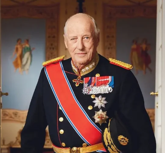 El rey Harald de Noruega