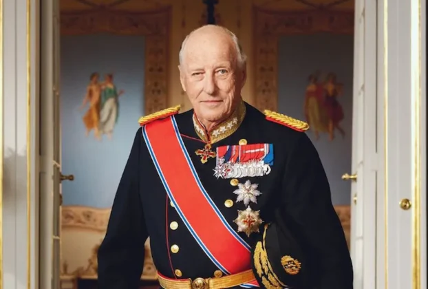El rey Harald de Noruega