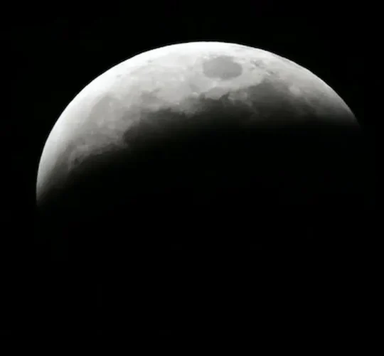 Imagen de la luna compartida por la NASA
