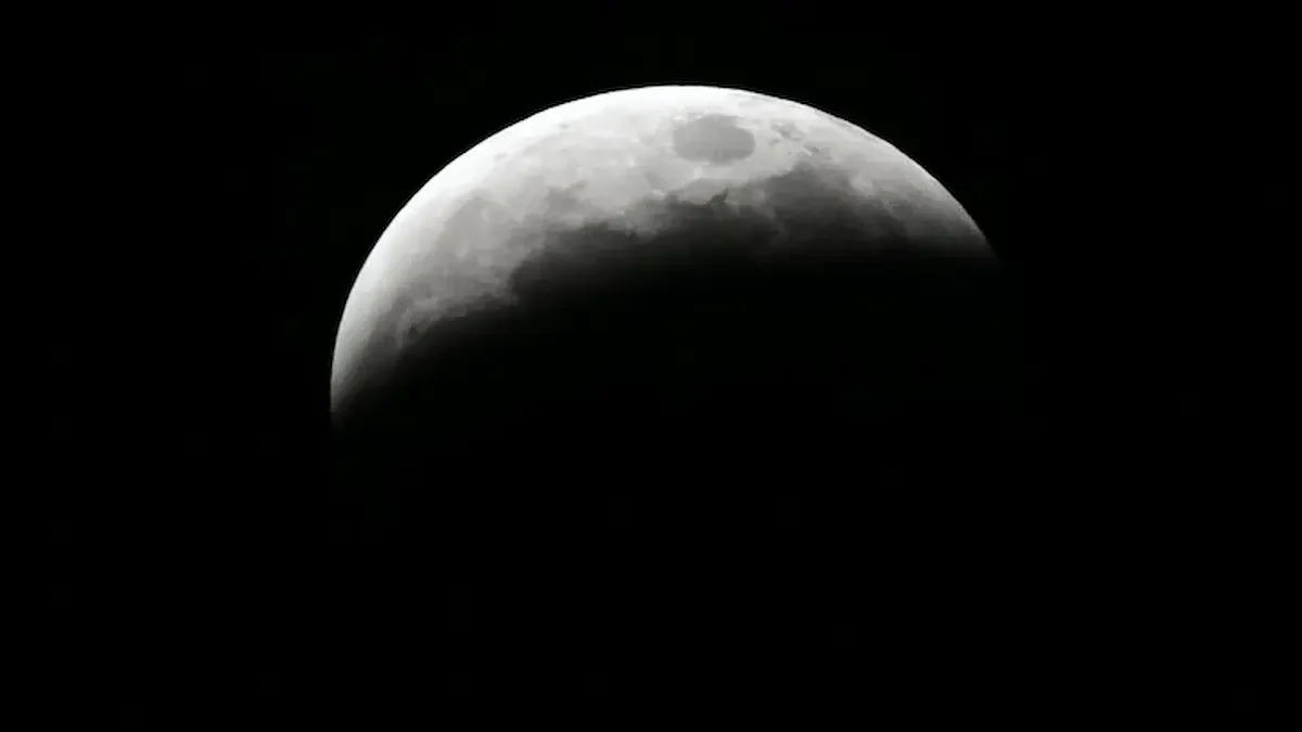 Imagen de la luna compartida por la NASA