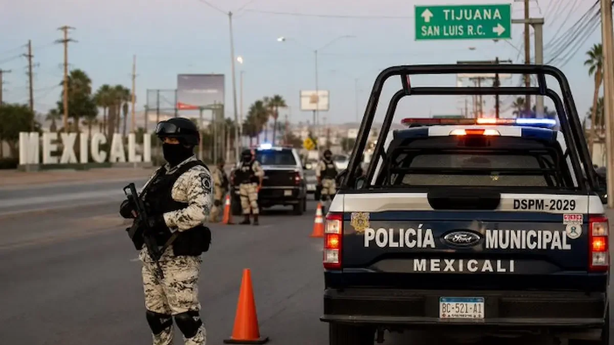 Aumento de presencia policiaca en Mexicali, Baja California
