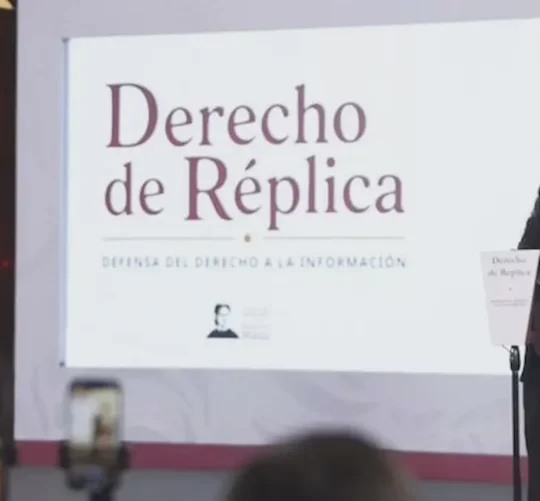 Luisa María Alcalde durante la conferencia de “Derecho de réplica”