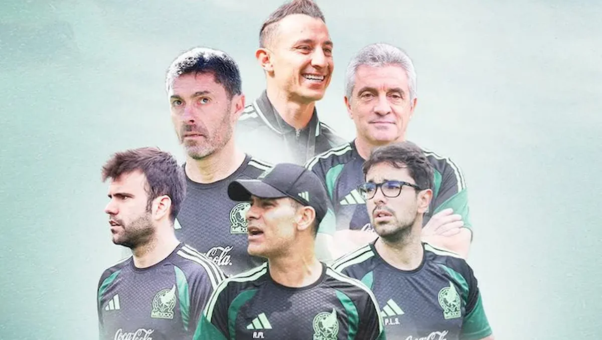 Juan Manuel Lillo, Andrés Guardado y Vidal Paloma, Xabier Mancisidor, Pol Lorente y Rael Márquez.
