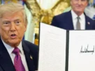 El presidente de Estados Unidos, Donald Trump, firmó una orden ejecutiva para cambiar el nombre de lago Ontario a lago América.