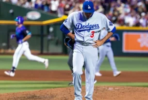 Los Diamondbacks de Arizona lograron una victoria por 4-3 sobre los Dodgers de Los Ángeles. Foto