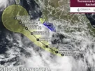 La depresión tropical Dieciocho-E se intensificó a la tormenta tropical Rachel frente al Pacífico mexicano