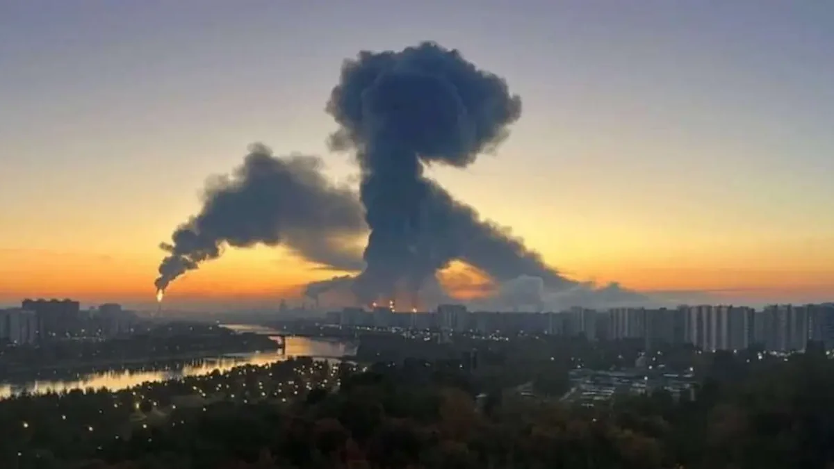 Ataques ucranianos golpearon una refinería ubicada a las afueras de la capital rusa.