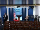 Sala de prensa de la Casa Blanca